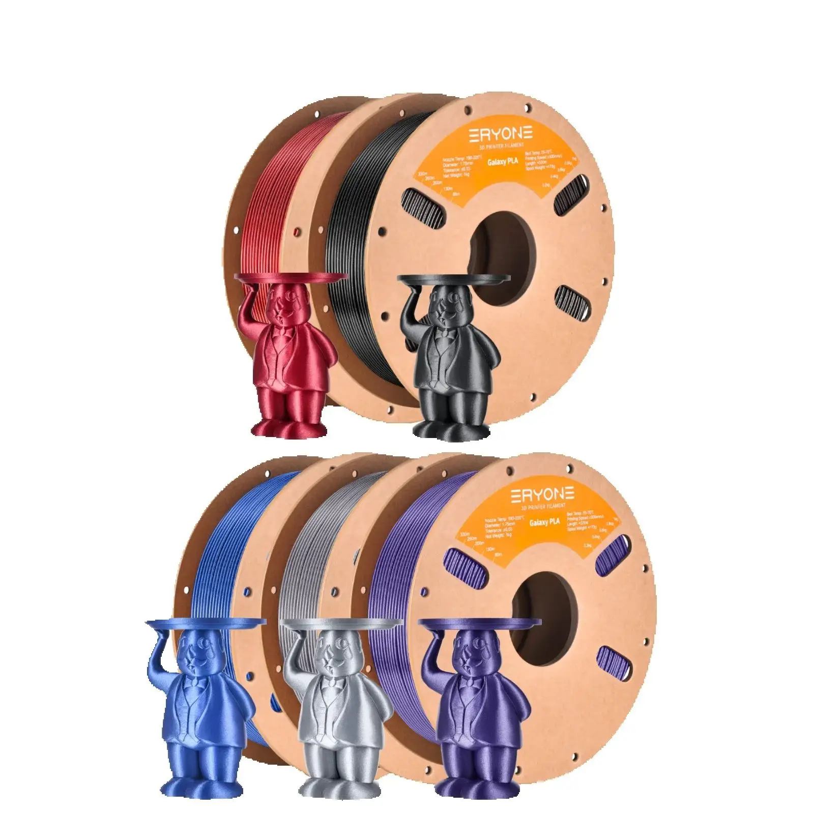Eryone drukarka 3D brokatowy żarnik Pla do drukarki 3D idealnie nawijany (1kg) 1.75mm świecący materiał… Eryone drukarka 3D brokatowy żarnik Pla do drukarki 3D idealnie nawijany (1kg) 1.75mm świecący materiał…