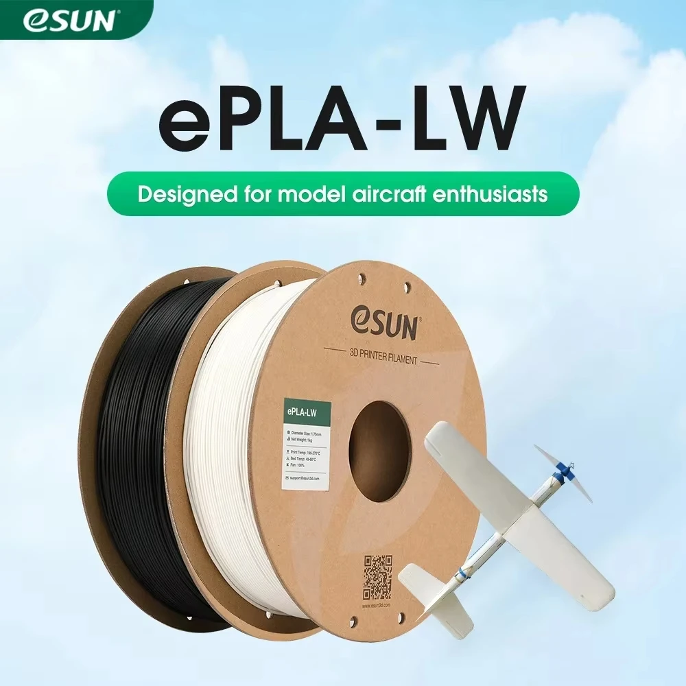 eSUN PLA-LW Filament do drukarki 3D 1,75 mm 1 kg 2,2 funta Filament do druku 3D Lekki materiał piankowy do… eSUN PLA-LW Filament do drukarki 3D 1,75 mm 1 kg 2,2 funta Filament do druku 3D Lekki materiał piankowy do…
