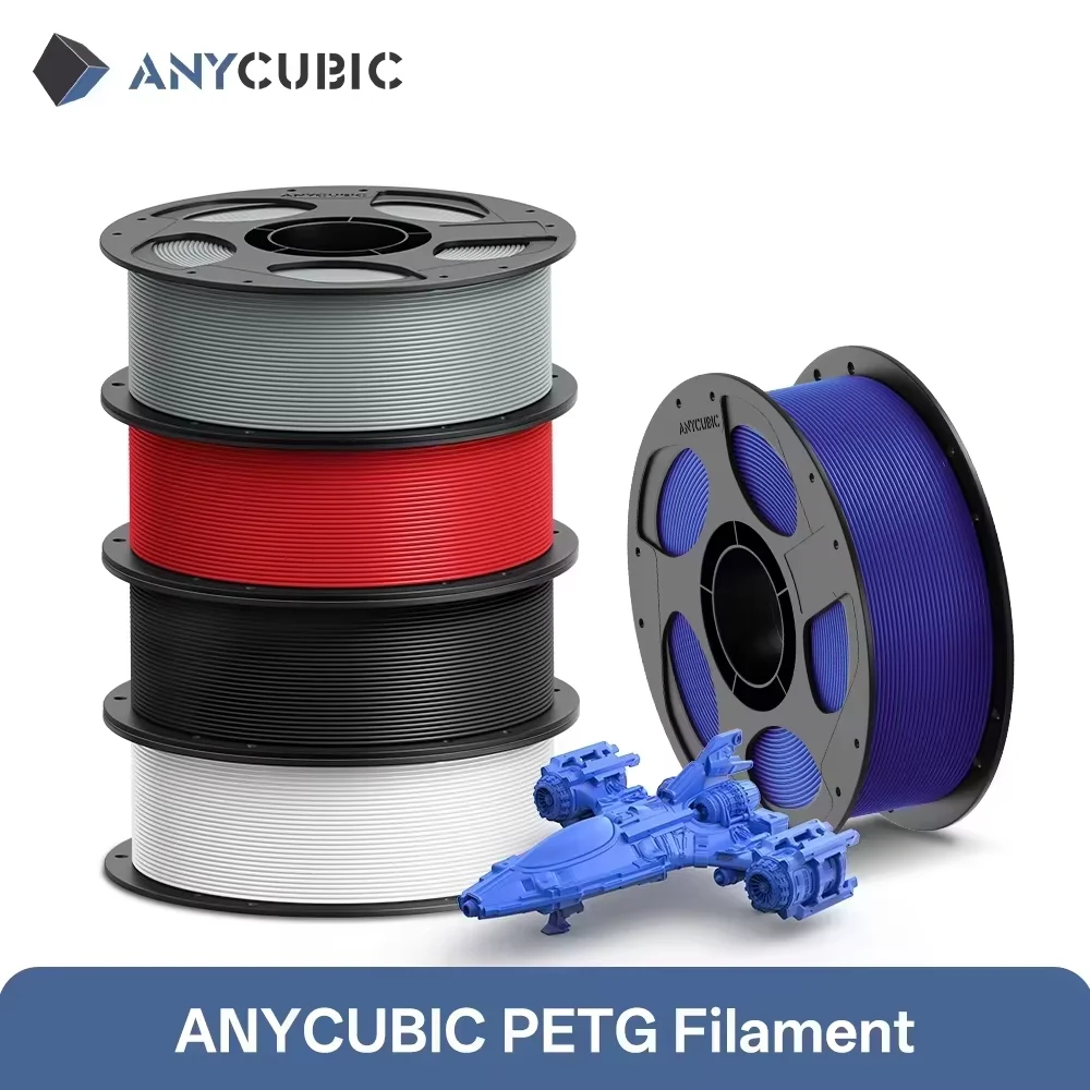 Filament ANYCUBIC PETG do drukarek 3D, 1kg/rolka, wielokolorowy, 1.75mm, plastik do druku 3D, do Kobra 3 Combo…