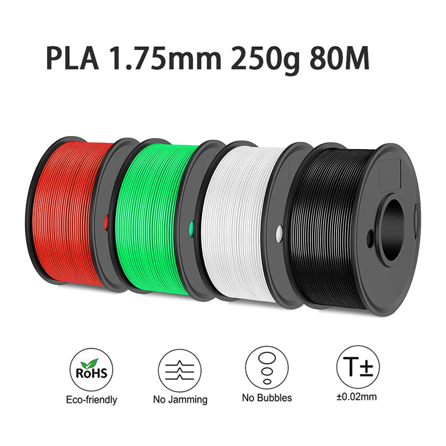 Filament do druku 3D Easythreed PLA 250g Długość 80M Średnica 1,75 mm Materiał do drukarki FDM Filament do druku 3D Easythreed PLA 250g Długość 80M Średnica 1,75 mm Materiał do drukarki FDM