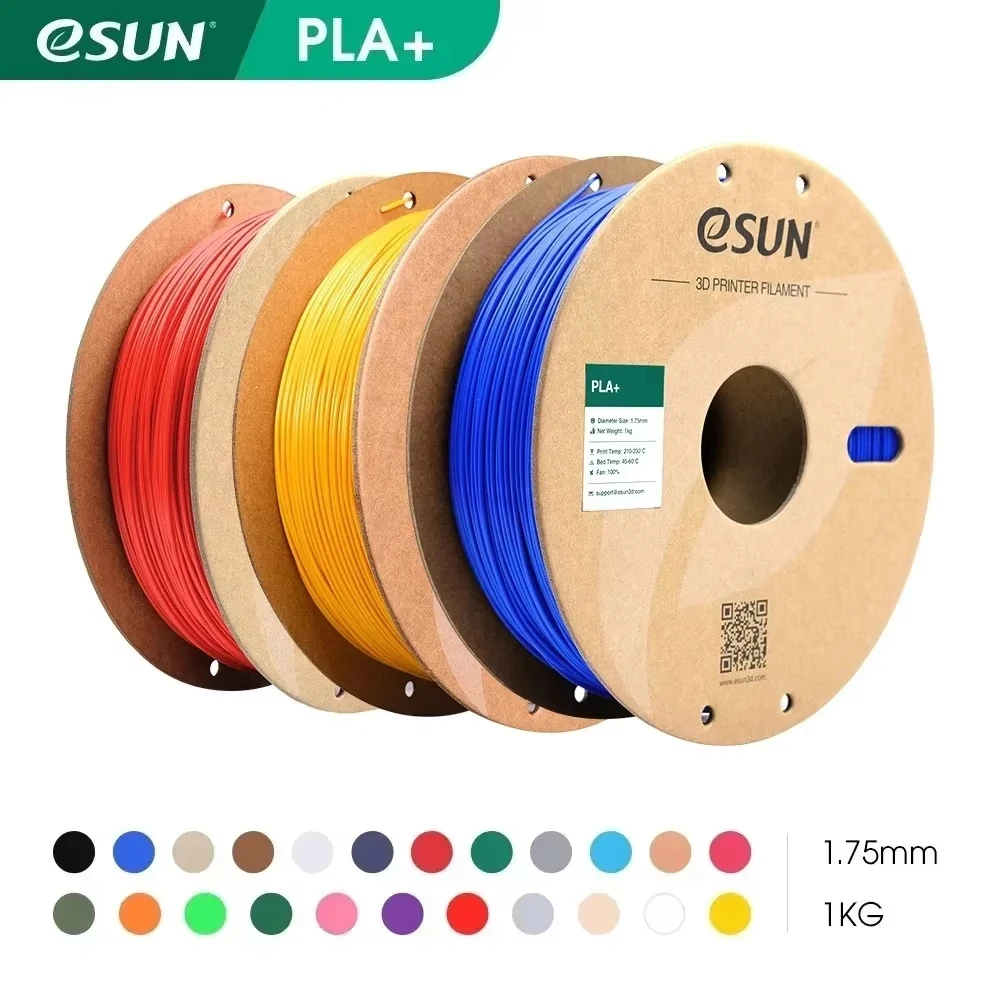 Filament eSUN 3D Printer PLA+ 1,75 mm Dokładność wymiarowa +/- 0,03 mm 1 kg (2,2 LBS) Szpula Materiał do…