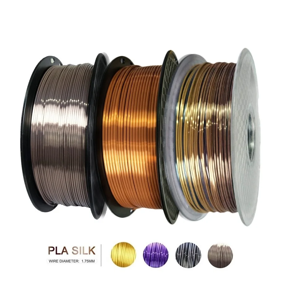 Filament jedwabny PLA 3D 1kg 1.75mm Filament szpulowy Materiał do drukarek 3D Filament do drukarek 3D PLA… Filament jedwabny PLA 3D 1kg 1.75mm Filament szpulowy Materiał do drukarek 3D Filament do drukarek 3D PLA…