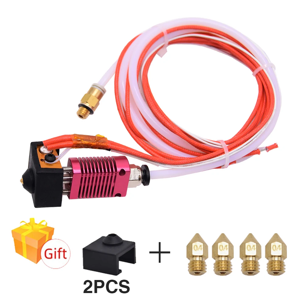 For Creality Ender 3 Metal J-Head CR10 MK8 Hotend Extruder Kit Heat Block Nozzle Heater Thermistor do drukarki…