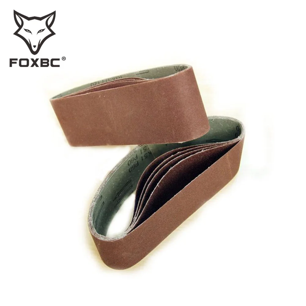FOXBC 75x533mm Taśmy szlifierskie ścierne 3″x21″ Papier ścierny o gradacji 60 80 120 240 z tlenkiem glinu… FOXBC 75x533mm Taśmy szlifierskie ścierne 3″x21″ Papier ścierny o gradacji 60 80 120 240 z tlenkiem glinu…