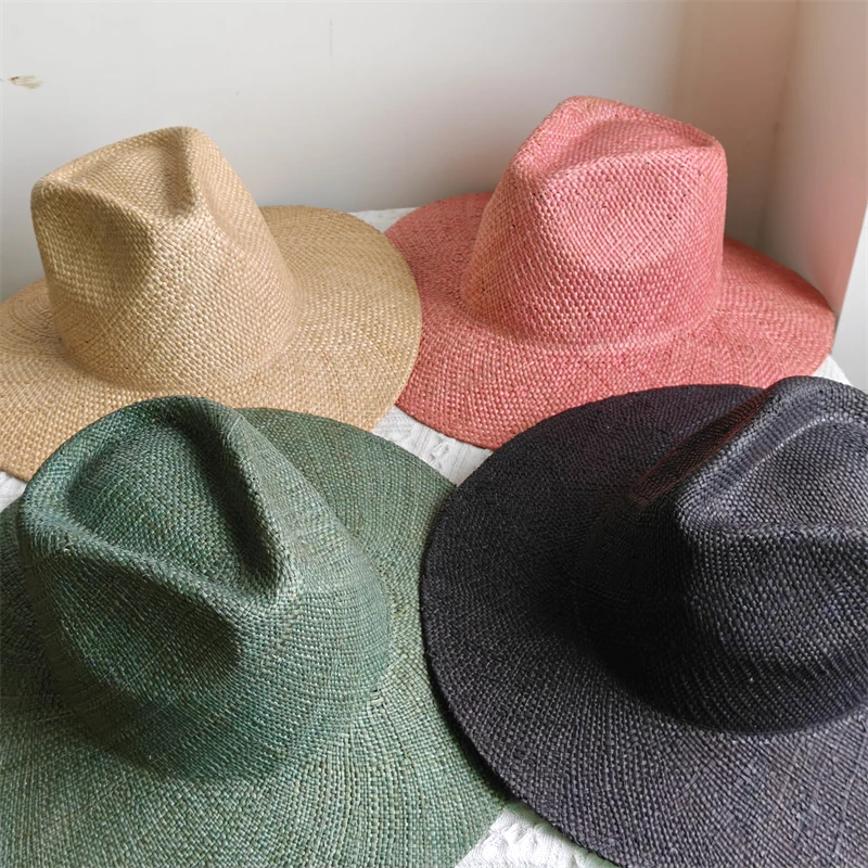 Francuski kapelusz słomkowy dla kobiet fedora elegancki kapelusz damski kapelusz przeciwsłoneczny plażowy letni kapelusz jazzowy panama Francuski kapelusz słomkowy dla kobiet fedora elegancki kapelusz damski kapelusz przeciwsłoneczny plażowy letni kapelusz jazzowy panama