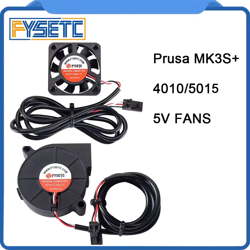 FYSETC 4010 5015 5V DC wentylator dmuchawy wentylator 6800/5800 wentylatory o prędkości obrotowej do drukarki…