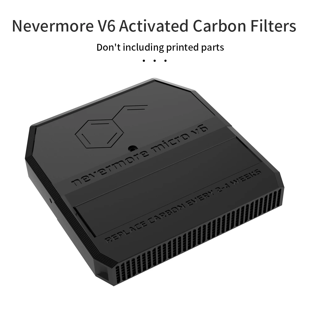 FYSETC Nevermore V6 DUO Filtry z węglem aktywnym Ulepszone części drukarki 3D, w tym węgiel do Voron V2…