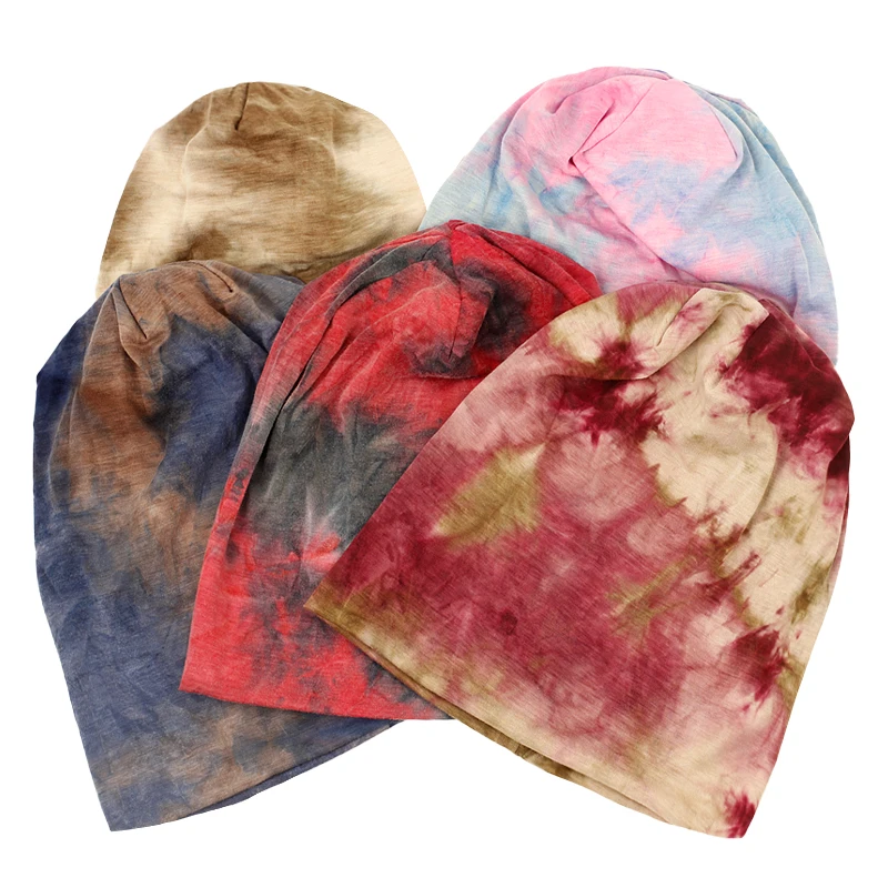 Geebro kobiety casualowy krawat Dye miękkie czapki wiosna jesień slouch kapelusze damskie dzianiny Slouchy Skullies czapka workowata Gorras czapki Geebro kobiety casualowy krawat Dye miękkie czapki wiosna jesień slouch kapelusze damskie dzianiny Slouchy Skullies czapka workowata Gorras czapki