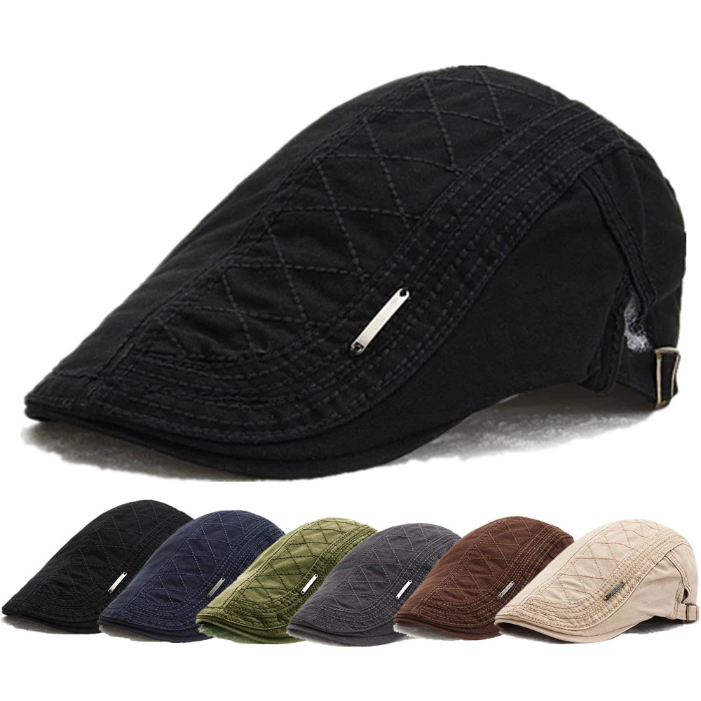 Gorąca wyprzedaż Męskie damskie letnie sportowe czapki z daszkiem Casual Cotton Beret Caps Peaked Stylish Hat With Small Metal Tag Gorąca wyprzedaż Męskie damskie letnie sportowe czapki z daszkiem Casual Cotton Beret Caps Peaked Stylish Hat With Small Metal Tag