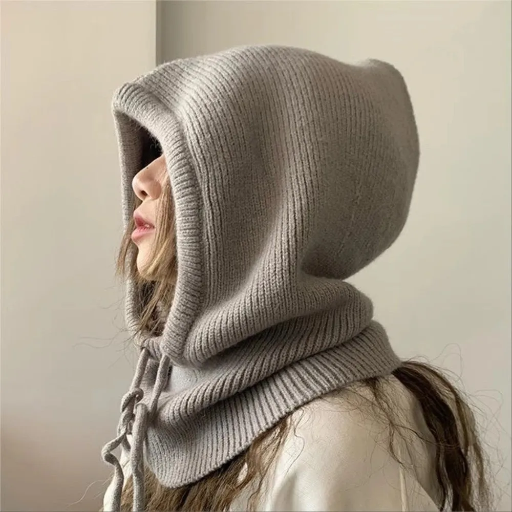 Grube zimowe czapki z kapturem, ciepłe, izolujące, elastyczne kominiarki, wiatroodporne czapki beanie z regulowanym sznurkiem, czapki typu bomber Grube zimowe czapki z kapturem, ciepłe, izolujące, elastyczne kominiarki, wiatroodporne czapki beanie z regulowanym sznurkiem, czapki typu bomber