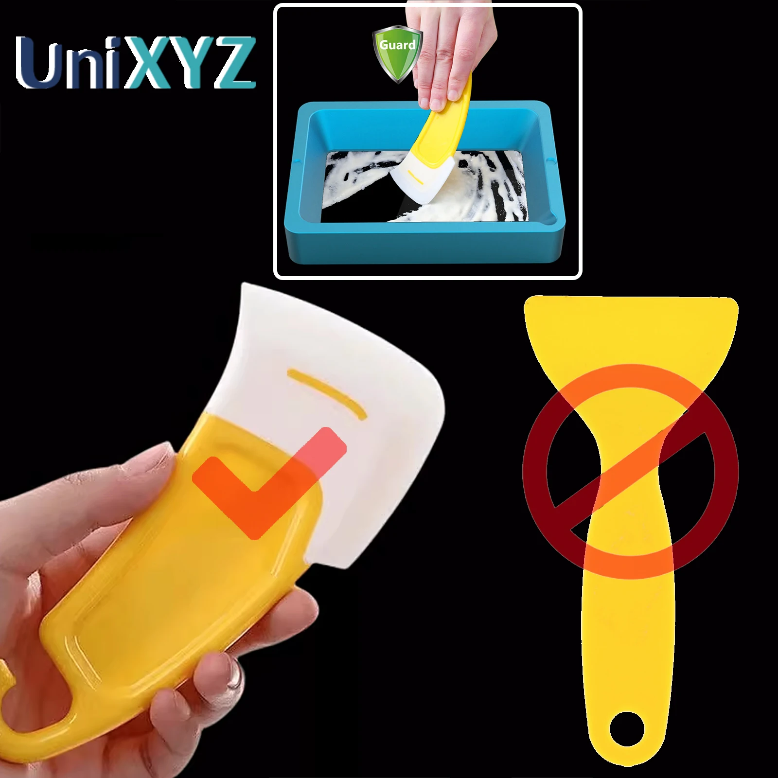 Gumowy skrobak do czyszczenia zbiornika na żywicę utwardzaną światłem UV do drukarek 3D Anycubic Photon Elegoo…