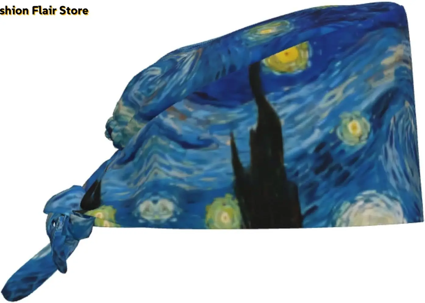 Gwiaździsta noc Van Gogh czapka robocza czapka szorująca z opaską, regulowany modny bandaż wiązanie z tyłu kapelusz nakrycia głowy dla kobiet mężczyzn Gwiaździsta noc Van Gogh czapka robocza czapka szorująca z opaską, regulowany modny bandaż wiązanie z tyłu kapelusz nakrycia głowy dla kobiet mężczyzn