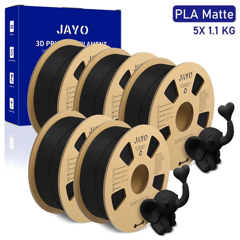 JAYO PETG/ABS/ASA/SILK/TPU/PLA Filament serii 1,75 MM 5 rolek drukarka 3D 100% bez pęcherzyków dla FDM DIY…