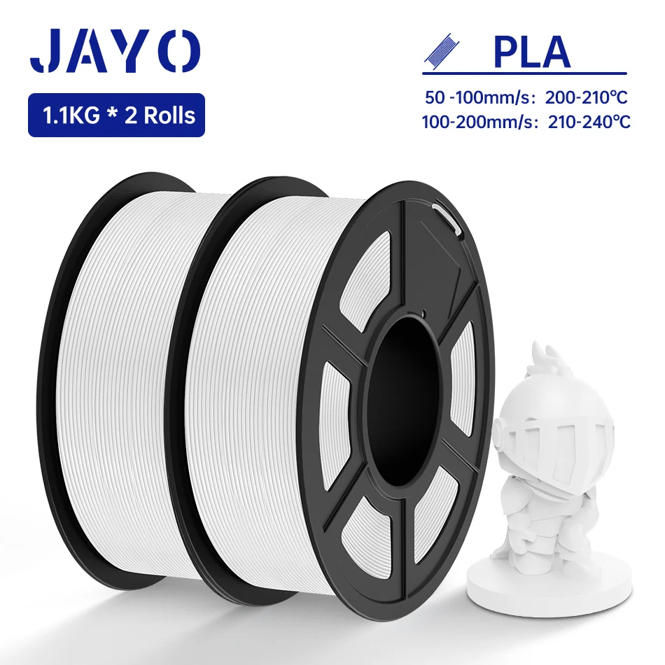 JAYO PETG/PLA/SILK/PLA Meta/PLA+/ABS 2 rolki Filament do druku 3D 1,75 MM Kreatywny materiał dla dzieci do… JAYO PETG/PLA/SILK/PLA Meta/PLA+/ABS 2 rolki Filament do druku 3D 1,75 MM Kreatywny materiał dla dzieci do…