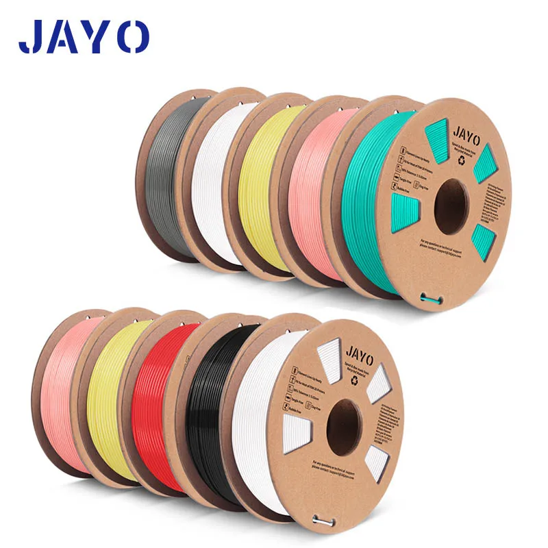 JAYO PLA /PETG/SILK PLA/PLA Meta/PLAMatte/PLA+Filament 1,75 mm Filament do drukarki 3D do FDM 100 $% Bez… JAYO PLA /PETG/SILK PLA/PLA Meta/PLAMatte/PLA+Filament 1,75 mm Filament do drukarki 3D do FDM 100 $% Bez…