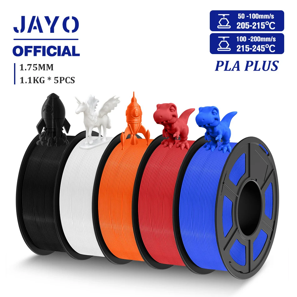 JAYO PLA plus 1.75mm PLA+ Filament do drukarki 3D Neatly Wound Filament 3D PLA do drukarki 3D FDM Materiały… JAYO PLA plus 1.75mm PLA+ Filament do drukarki 3D Neatly Wound Filament 3D PLA do drukarki 3D FDM Materiały…