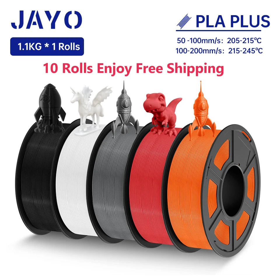 JAYO PLA Plus Filament do drukarki 3D 1,75 MM PLA + Filament 1,1 KG/rolka schludno nawijany Filament do druku… JAYO PLA Plus Filament do drukarki 3D 1,75 MM PLA + Filament 1,1 KG/rolka schludno nawijany Filament do druku…