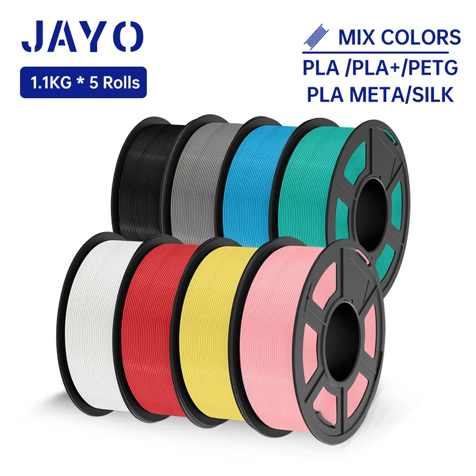 JAYO PLA / SILK / PLA META / PETG / PLAMatte / ABS / High Speed PLA / PLA PLUS Filament 3D 1,75 mm Filament do… JAYO PLA / SILK / PLA META / PETG / PLAMatte / ABS / High Speed PLA / PLA PLUS Filament 3D 1,75 mm Filament do…