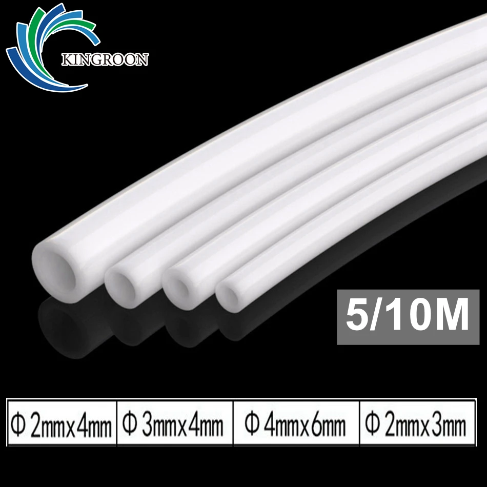 KINGROON 5M 10M Rura PTFE do V5 V6 J-head Hotend Bowden Extruder Części do drukarek 3D 1,75 mm 3 mm Filament… KINGROON 5M 10M Rura PTFE do V5 V6 J-head Hotend Bowden Extruder Części do drukarek 3D 1,75 mm 3 mm Filament…