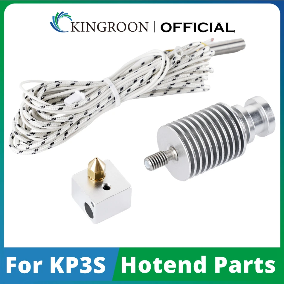 KINGROON KP3S E3D V5 V6 Radiator Blok Grzewczy Bezpośredni Bowden Do KP3S Titan Extruder Hotend Część Do… KINGROON KP3S E3D V5 V6 Radiator Blok Grzewczy Bezpośredni Bowden Do KP3S Titan Extruder Hotend Część Do…