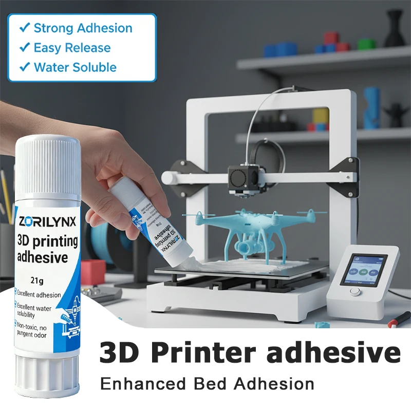 Klej w sztyfcie do drukarek 3D Anti-Warp 21g, mocna adhezja, zmywalny, nietoksyczny klej do podłoża… Klej w sztyfcie do drukarek 3D Anti-Warp 21g, mocna adhezja, zmywalny, nietoksyczny klej do podłoża…