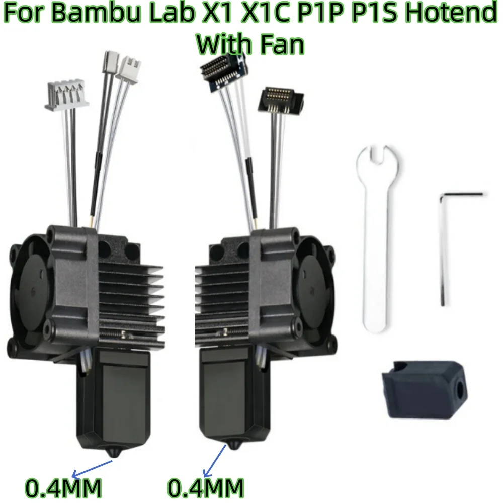 Kompletny hotend z wentylatorem V2.0 do Bambu Lab X1 X1C P1P P1S, głowica drukująca, ulepszenie hotendu… Kompletny hotend z wentylatorem V2.0 do Bambu Lab X1 X1C P1P P1S, głowica drukująca, ulepszenie hotendu…