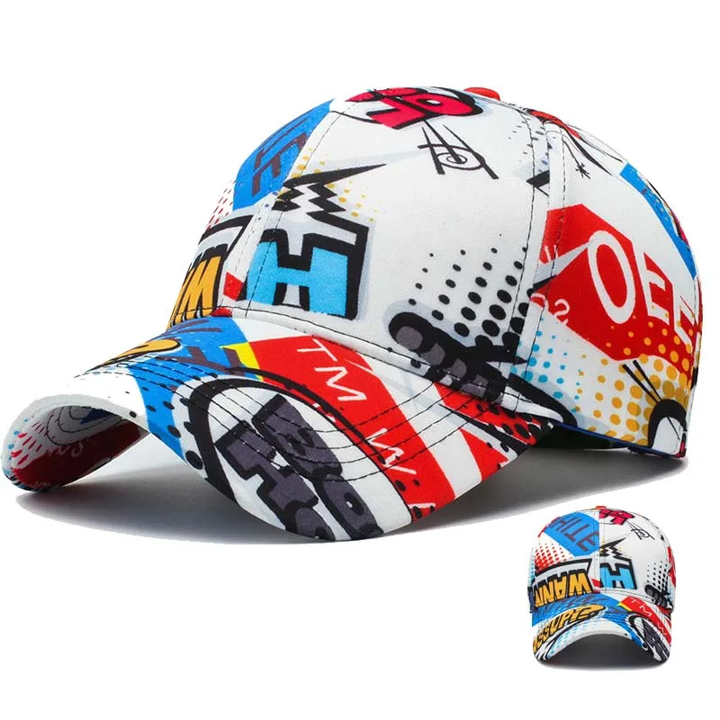 Koreańska czapka baseballowa w stylu graffiti, modna, unisex, casualowa, czarna, z zakrzywionym daszkiem, czapka przeciwsłoneczna Koreańska czapka baseballowa w stylu graffiti, modna, unisex, casualowa, czarna, z zakrzywionym daszkiem, czapka przeciwsłoneczna