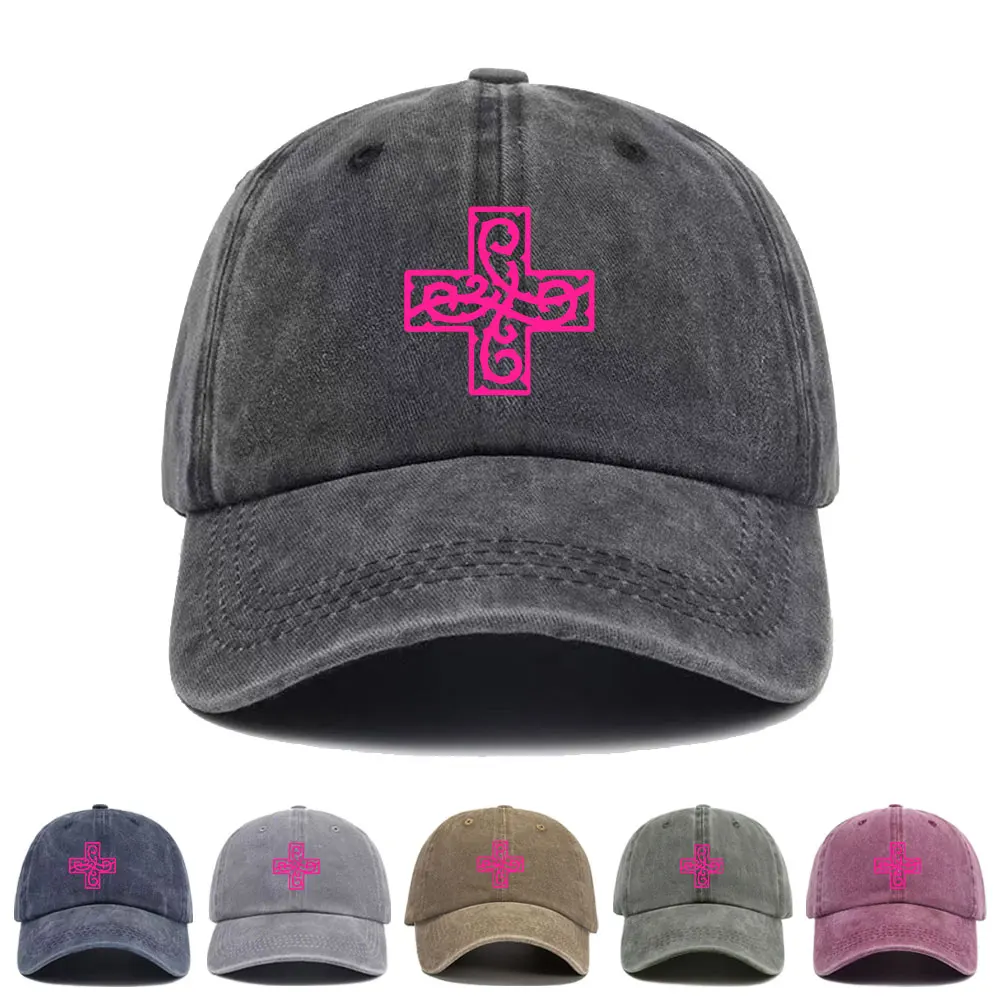 Kpop TXT Nowy Album 7TH YEAR Czapka z daszkiem MOA Sprana, drukowana, typu trucker, unisex, bawełniana, streetwearowa, letnia czapka przeciwsłoneczna