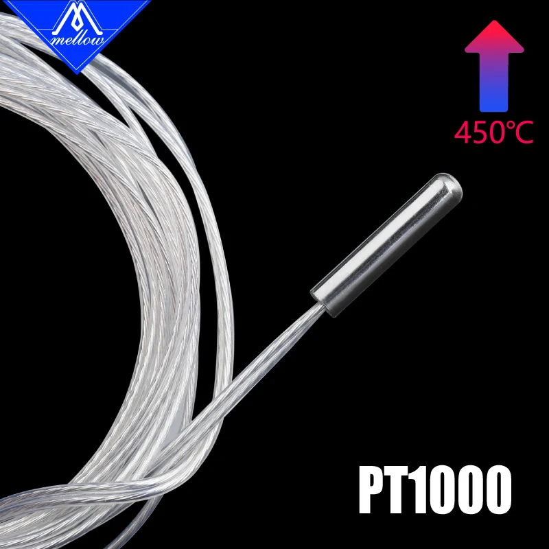 Łagodny wysokotemperaturowy wkład termistorowy PT1000 450 C dla Voron Klipper V6 wulkan smok szalony Hotend… Łagodny wysokotemperaturowy wkład termistorowy PT1000 450 C dla Voron Klipper V6 wulkan smok szalony Hotend…