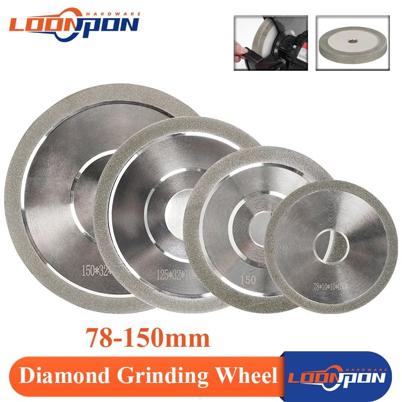 Loonpon 78-150mm diamentowa ściernica tarcze szlifierskie diamentowa tarcza tarcza do ostrzenia frez ze stali… Loonpon 78-150mm diamentowa ściernica tarcze szlifierskie diamentowa tarcza tarcza do ostrzenia frez ze stali…