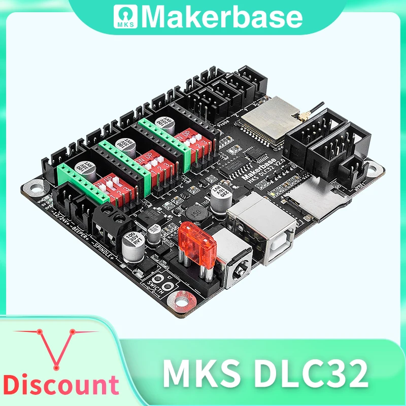 Makerbase MKS DLC32 kontroler Grbl działa z laserem i CNC z ESP32 WIFI i ekranem dotykowym TS35/24 do maszyny…