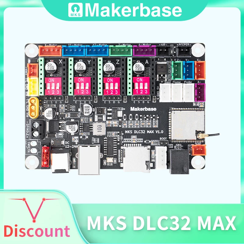 Makerbase MKS DLC32 MAX Płytka do grawerowania laserowego CNC i kontroler grawerowania laserowego 60W… Makerbase MKS DLC32 MAX Płytka do grawerowania laserowego CNC i kontroler grawerowania laserowego 60W…
