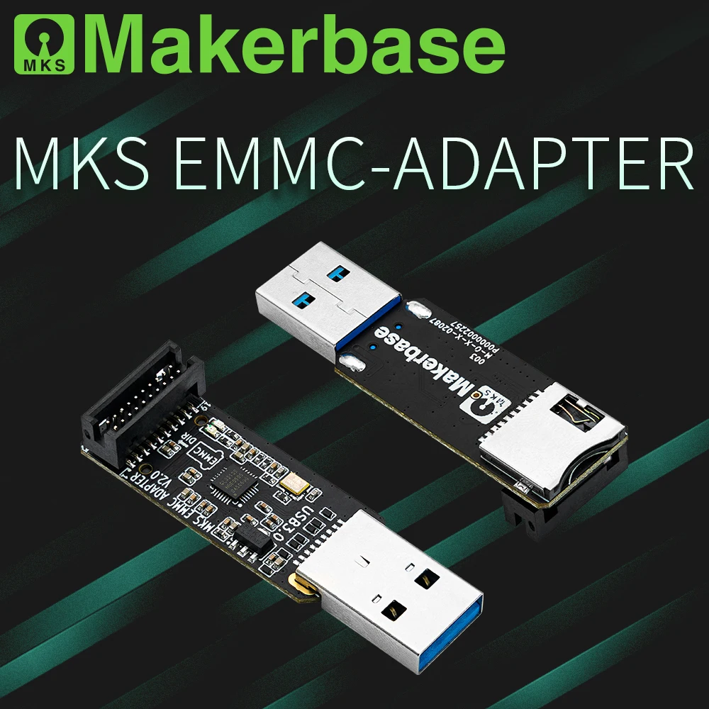 Makerbase MKS EMMC-ADAPTER V2 i czytnik EMMC32GB USB 3.0 do modułu MKS EMMC Karta Micro SD TF MKS Pi MKS SKIPR