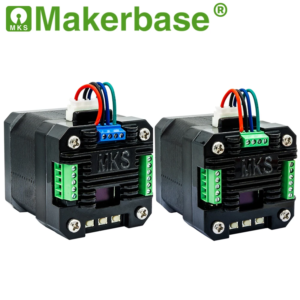 Makerbase MKS SERVO42D NEMA17 sterownik silnika krokowego z zamkniętą pętlą drukarka 3D CNC dla Gen_L FOC…