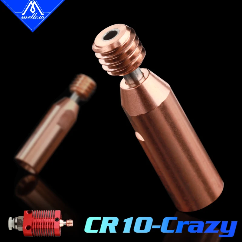 Mellow All Metal Bi-metal CR10-Crazy Heat Break Throat dla Ender 3 V2 Ender 5 CR-10S Pro Hotend dla drukarki…