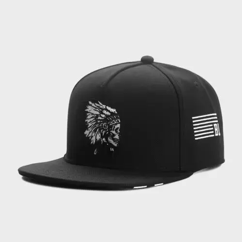 Modna czapka z personalizowanym haftem czaszki, styl hip-hop, regulowana czapka baseballowa na zewnątrz, czapka przeciwsłoneczna, sportowa czapka typu trucker Modna czapka z personalizowanym haftem czaszki, styl hip-hop, regulowana czapka baseballowa na zewnątrz, czapka przeciwsłoneczna, sportowa czapka typu trucker
