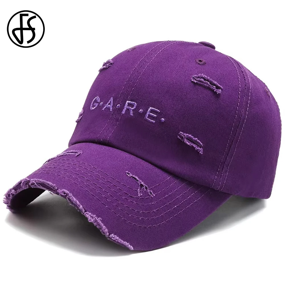 Modna fioletowo-różowa czapka baseballowa dla mężczyzn, bawełniana czapka damska, czapka typu snapback w stylu hip-hop, codzienna letnia czapka golfowa, gorras hombre