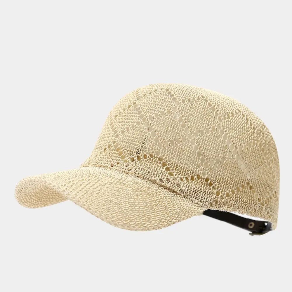 Modne regulowane letnie czapki przeciwsłoneczne, oddychające czapki baseballowe z ochroną UV, czapki typu snapback dla kobiet Modne regulowane letnie czapki przeciwsłoneczne, oddychające czapki baseballowe z ochroną UV, czapki typu snapback dla kobiet