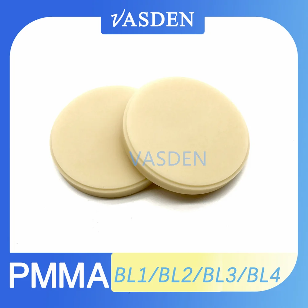 Monowarstwowy PMMA 16 Kolorów VASDEN Produkty Dentystyczne Cad Cam Do Laboratorium Dentystycznego Blok Otwarty…