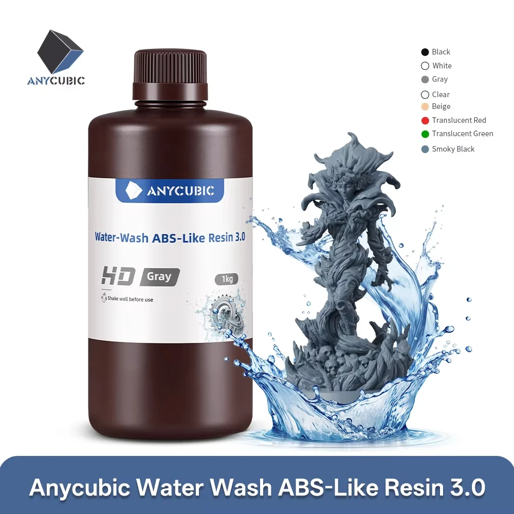 Najnowsza żywica podobna do ABS V2 nadająca się do mycia wodą 405nm żywica fotopolimerowa ABS 3D żywica o… Najnowsza żywica podobna do ABS V2 nadająca się do mycia wodą 405nm żywica fotopolimerowa ABS 3D żywica o…