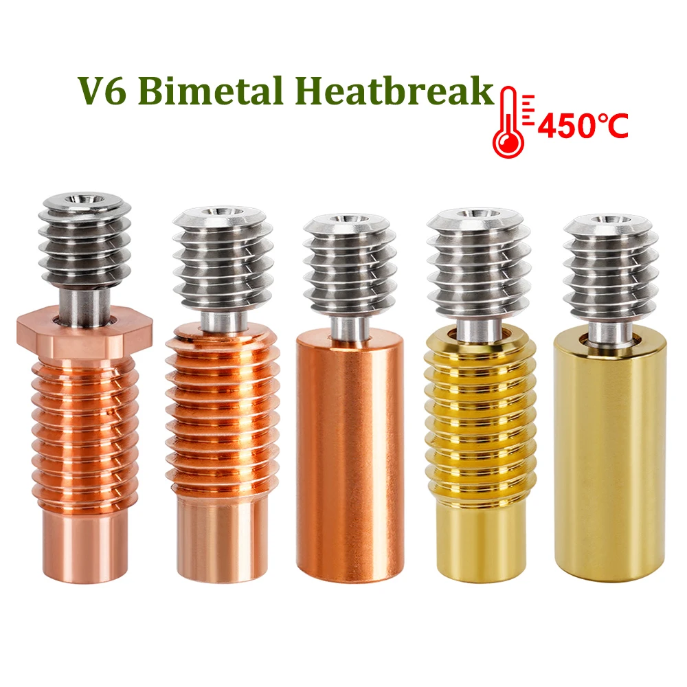 Najwyższej jakości E3D V6 gardła wszystkie metalowe tytanu Bimetal Heatbreak V6 gardła drukarki 3D Hotend… Najwyższej jakości E3D V6 gardła wszystkie metalowe tytanu Bimetal Heatbreak V6 gardła drukarki 3D Hotend…