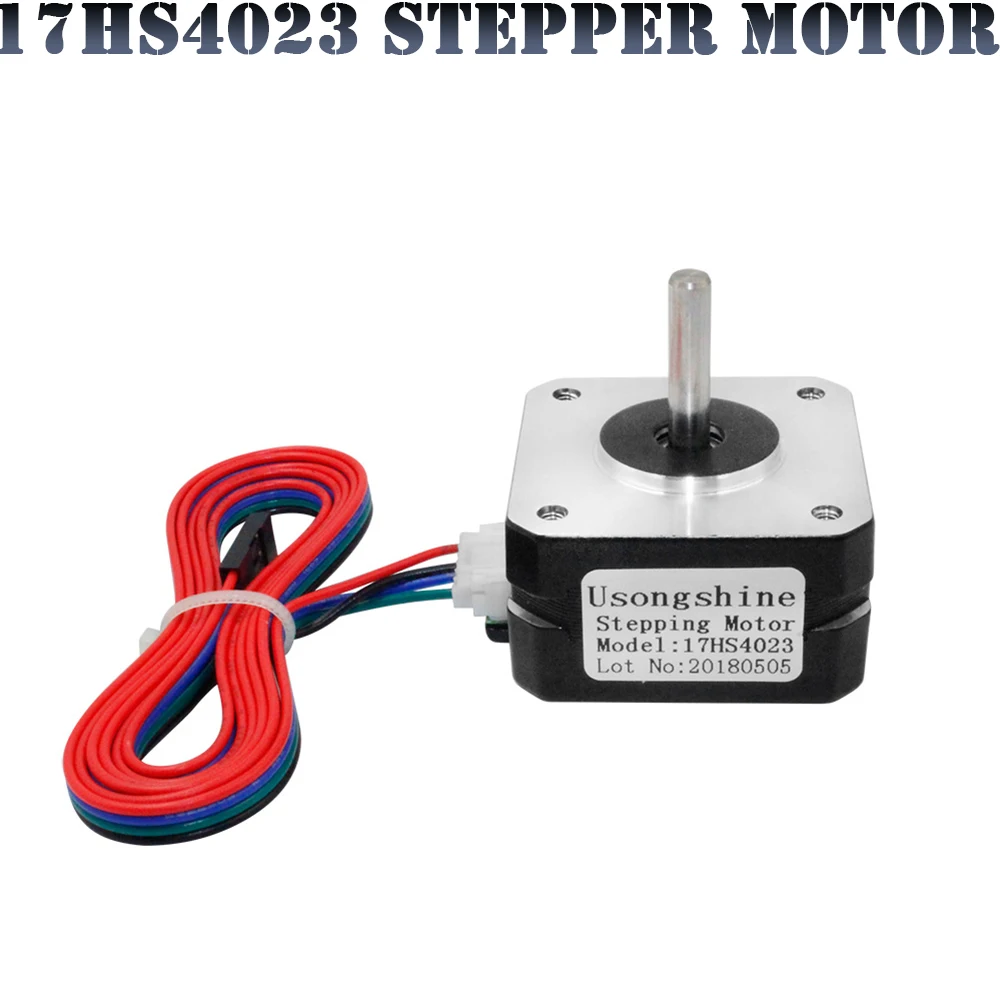 Nema17 17HS4023 Do drukarki 3D Wytłaczarka 4 prowadnice Nema 17 22mm 42 Silnik krokowy 42*42*23mm 1.0A 12V…