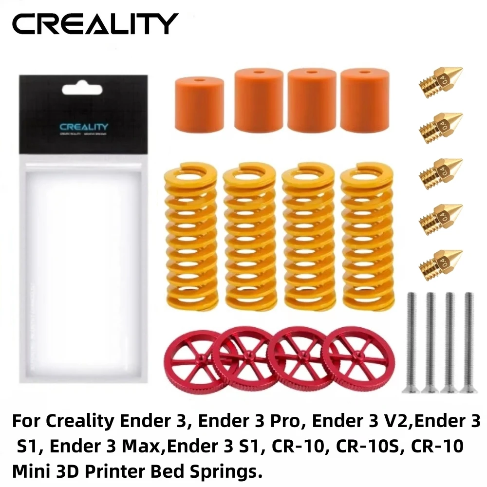 Oficjalna aktualizacja sprężyn Ender 3 Pro firmy Creality, sprężyny łóżka drukarki 3D, sprężyny poziomujące… Oficjalna aktualizacja sprężyn Ender 3 Pro firmy Creality, sprężyny łóżka drukarki 3D, sprężyny poziomujące…