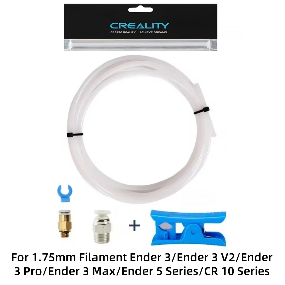 Oficjalna rurka do drukarki 3D Creality, ulepszenia rurki PTFE do drukarki 3D dla serii Ender 3/3 V2/3 Pro/3… Oficjalna rurka do drukarki 3D Creality, ulepszenia rurki PTFE do drukarki 3D dla serii Ender 3/3 V2/3 Pro/3…