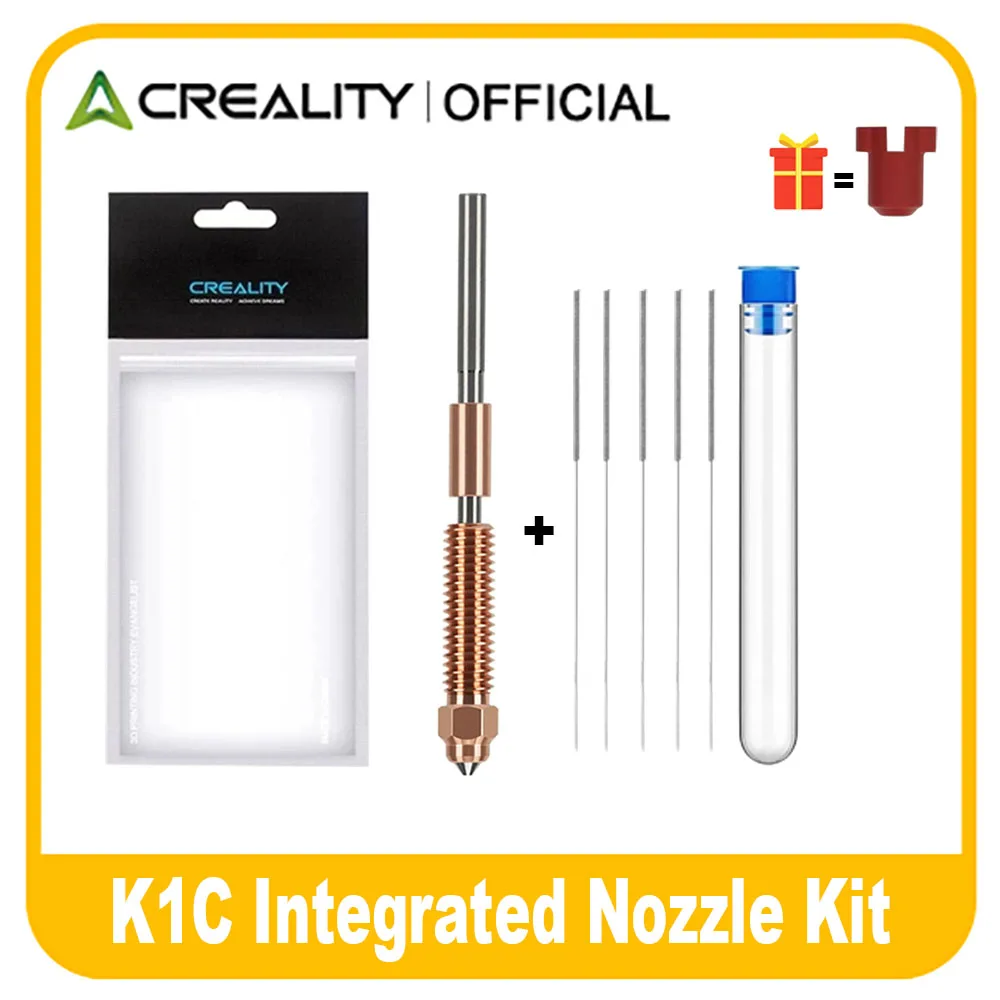 Oficjalny zestaw dysz Creality K1C Unicorn do szybkiej wymiany, 0.2/0.4/0.6/0.8/1.0MM, do drukarek 3D K1C/K1…