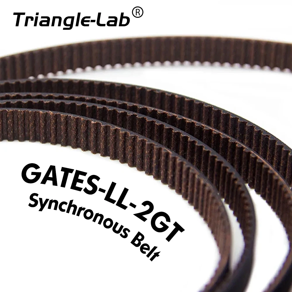 Pasek synchroniczny Trianglelab Gates 2GT, pasek rozrządu, szerokość 6MM 9MM 10MM 12MM, odporny na zużycie…