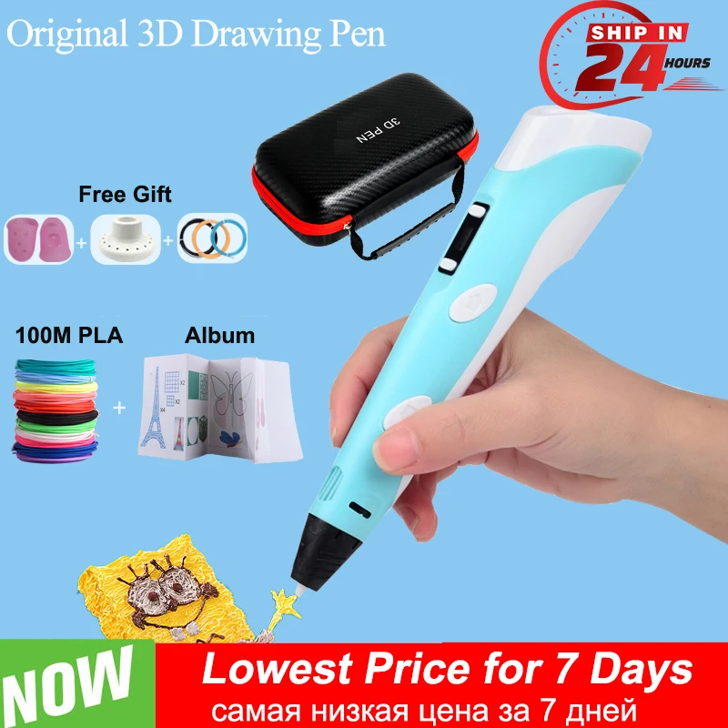 Pióro 3D dla dzieci pióro do dekorowania 3D z ekranem LCD kompatybilne zabawki z filamentem PLA dla dzieci… Pióro 3D dla dzieci pióro do dekorowania 3D z ekranem LCD kompatybilne zabawki z filamentem PLA dla dzieci…