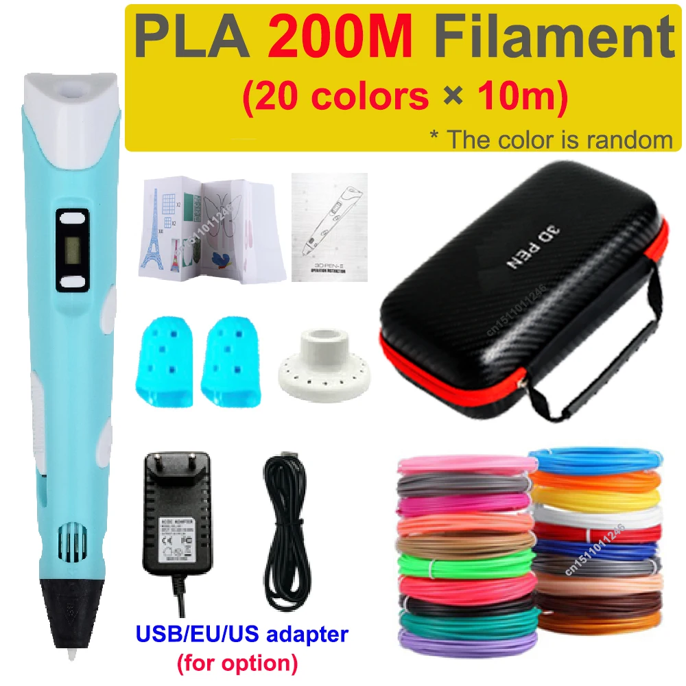 Pióro 3D Pióro do druku 3D Dzieci DIY Długopisy do rysowania PLA Filament Urodziny Boże Narodzenie Chłopcy…