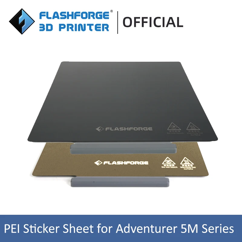 Platforma z naklejkami Flashforge PEI dla Adventurer 5M i 5M Pro Build Bed Części do drukarek 3D Akcesoria Platforma z naklejkami Flashforge PEI dla Adventurer 5M i 5M Pro Build Bed Części do drukarek 3D Akcesoria