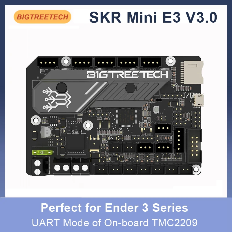 Płyta główna BIGTREETECH BTT SKR Mini E3 V3.0 z TMC2209 UART VS SKR 2 Płyta główna drukarki 3D dla Ender 3…